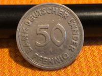 50 Pfennig Münze 1949 F Bank Deutscher Länder selten Rarität Coin Nordrhein-Westfalen - Detmold Vorschau