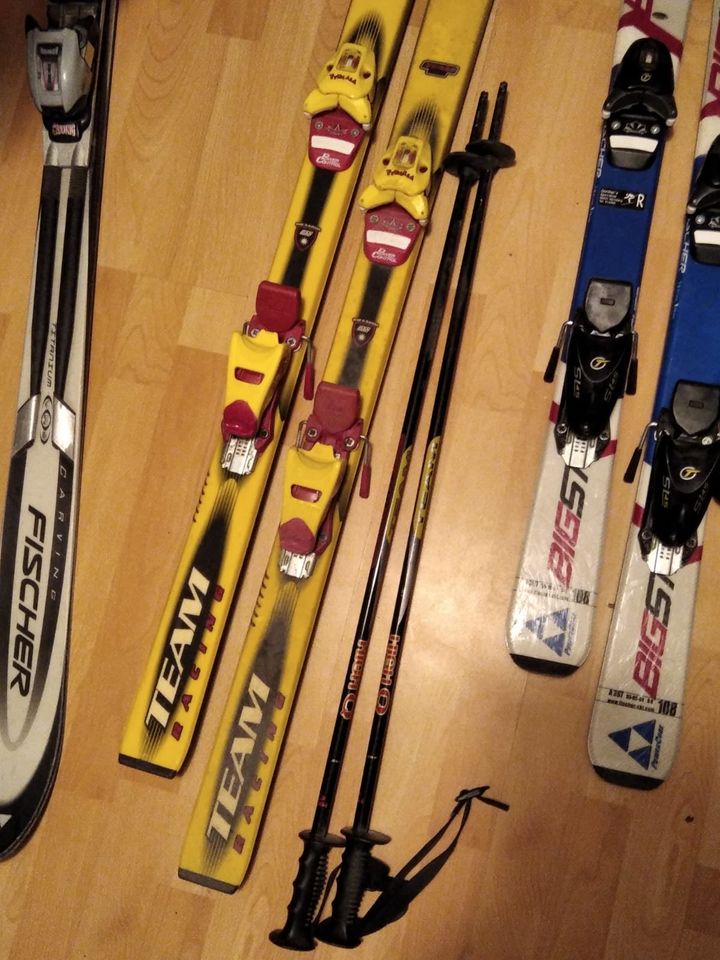 Ski Carving181 + Big Stix108 von Fischer plus Kinderski Team ELAN in Fürth
