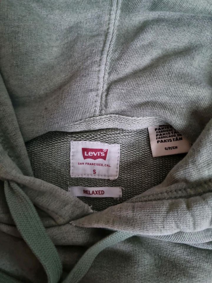 Hoodie Levi's used-look washed green in Bonn