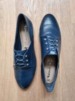 Tamaris Halbschuhe / Leder / Blau / Größe 41 NEU Hessen - Bad Nauheim Vorschau