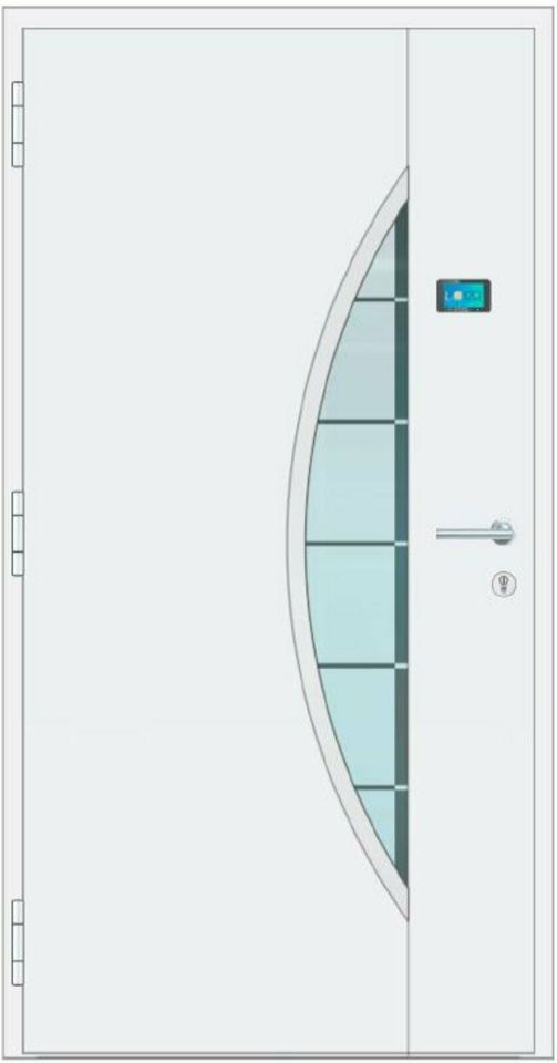 FINGERSCAN Aluminiumtür Hauseingangstür Haustür INOTHERM in Moers