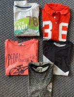 H&M T-Shirt Paket 5 T-Shirts Gr. 134/140 grün weiß orange grau Bayern - Mühldorf a.Inn Vorschau