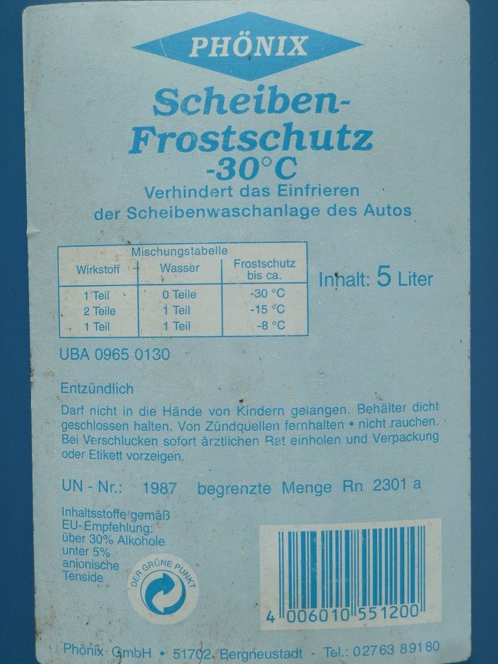 ❄Scheiben-Frostschutz-Winter-Sommer-Destilliertes Wasser! ab 3 € in Geldern