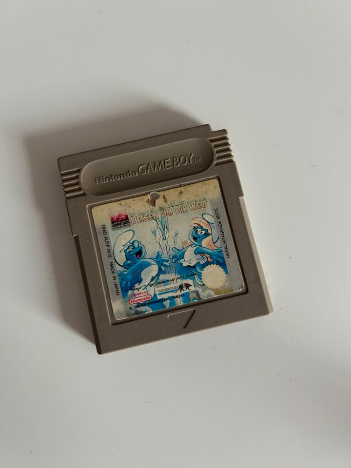 Gameboy spiel Schlümpfe Reise um die Welt in Wunstorf