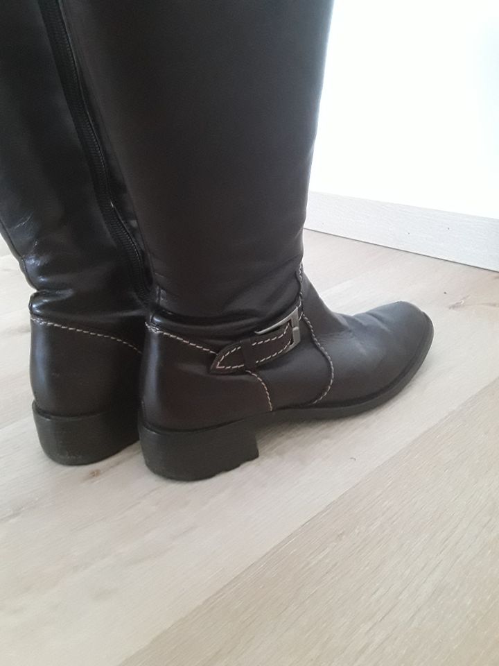 Elegante Stiefel von Paul Green, Gr. 6 bzw 39, dunkles Mokkabraun in Essen