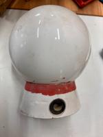 DDR Porzellanlampe Kellerlampe Werkstattlampe Loft Sachsen - Tannenbergsthal Vorschau