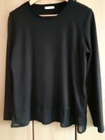 Shirt mit Chiffonabschluss schwarz Baden-Württemberg - Eberbach Vorschau
