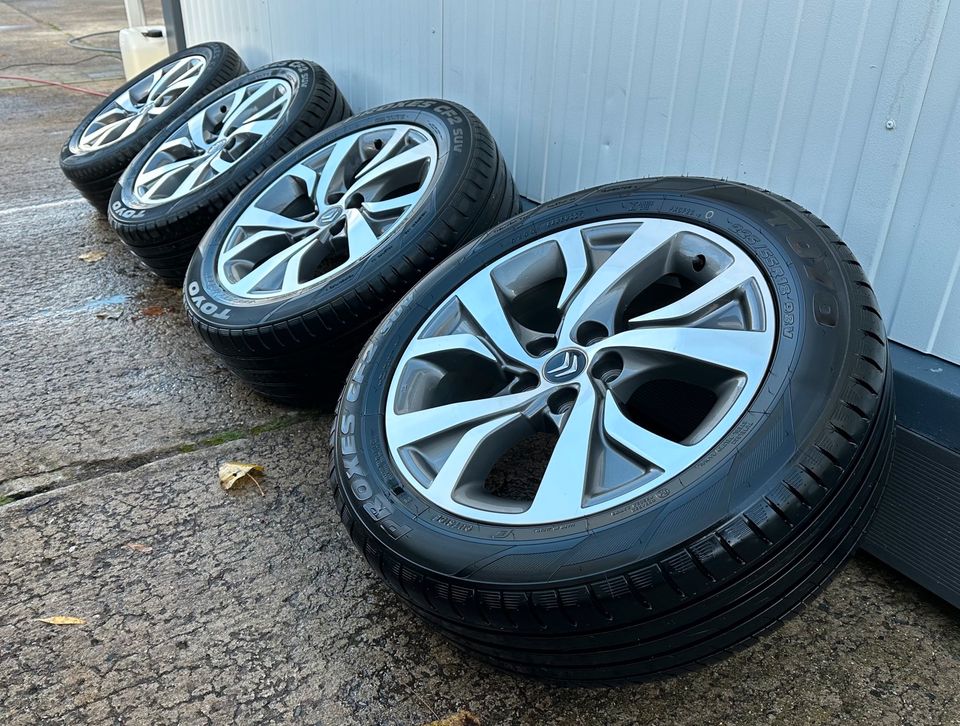 Mitsubishi-Citroen Alufelgen mit Sommerreifen 225/55 R18 in Rostock