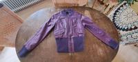 Lederjacke Vintage wie neu Vero Moda Gr S lila Niedersachsen - Bad Sachsa Vorschau