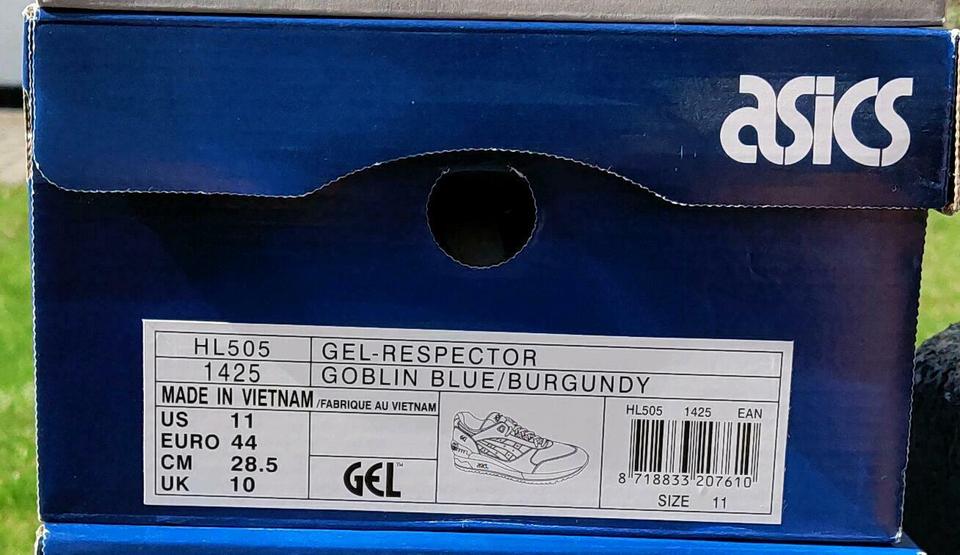 Asics Gel Respector US 11 EU 44 Goblin Blue in Hessen Schauenburg kleinanzeigen