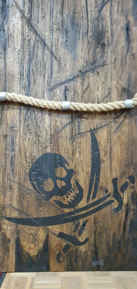 PIRATE BAY - Schiebetürblatt aus Eichenholz, gebürstet und antikisiert in Hamburg