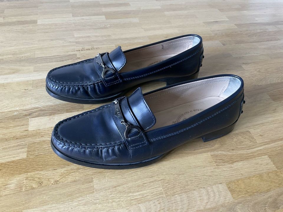 TOD´S blaue College Schuhe (feste Sohle) Gr. 38 1/2 in Bonn