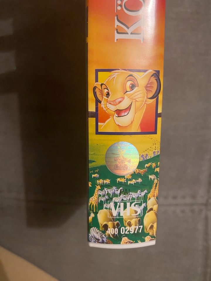 Walt Disney VHS + Holo „König der Löwen“ Meisterwerk zu verkaufen in Worms