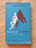 Buch // Mensch und Unmensch // Eugen Roth // Heitere Verse //1959 Baden-Württemberg - Konstanz Vorschau