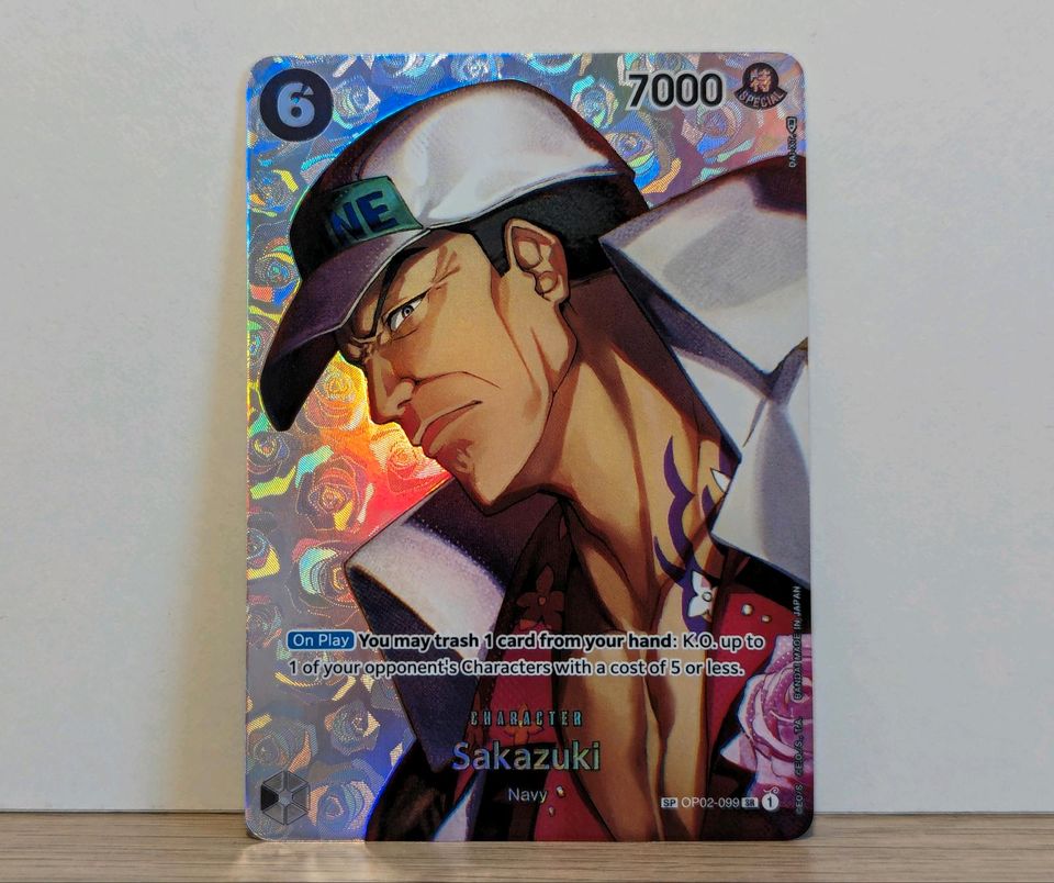 Sakazuki OP02-099 | Special Alt Art | One Piece Card Game/TCG in Essen
