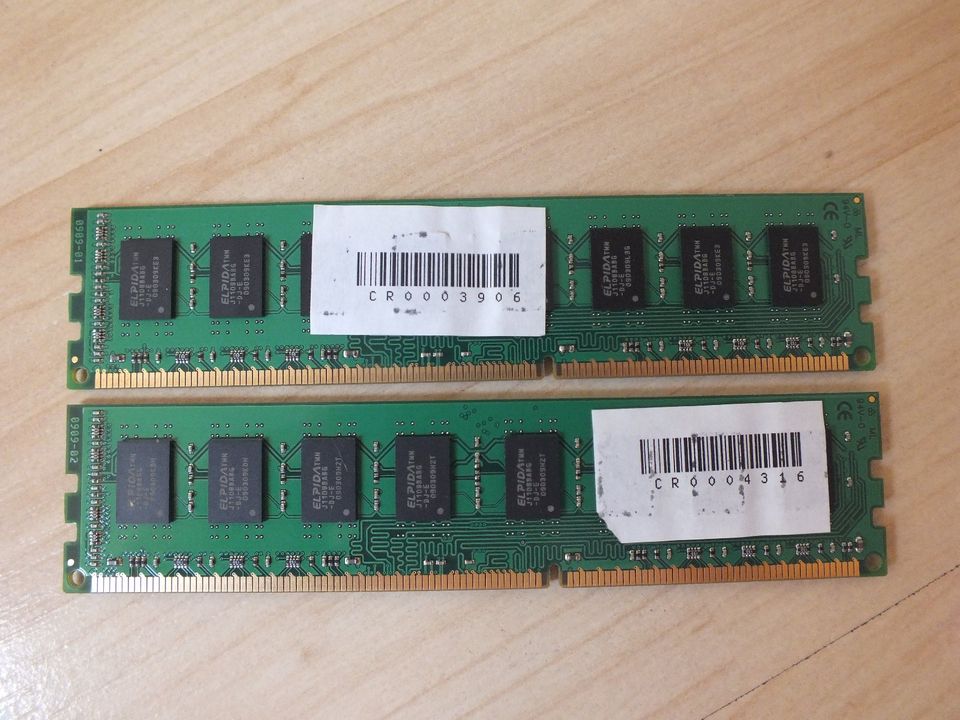 Kingston KVR1066D3N7/2G, 2 x 2GB (4GB), DDR3-RAM, guter Zustand in Bochum