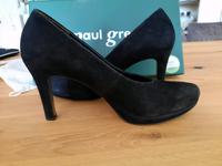 Schwarze  gepolsterte Leder Pumps Highheels PAUL GREEN Gr. 39 Saarland - Perl Vorschau