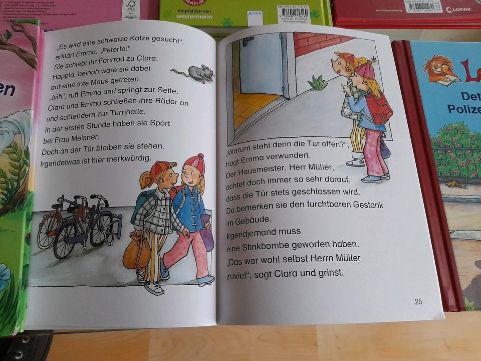 7 Kinder Bücher, Leselöwen, Lesespaß, 1&2. Klasse, Ratespaß in Zerbst (Anhalt)