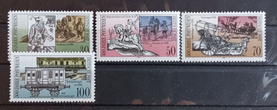 Deut Post 1990, 500 J. Postwesen, kompl.,postfrisch, Preis 0,60 € in Berlin