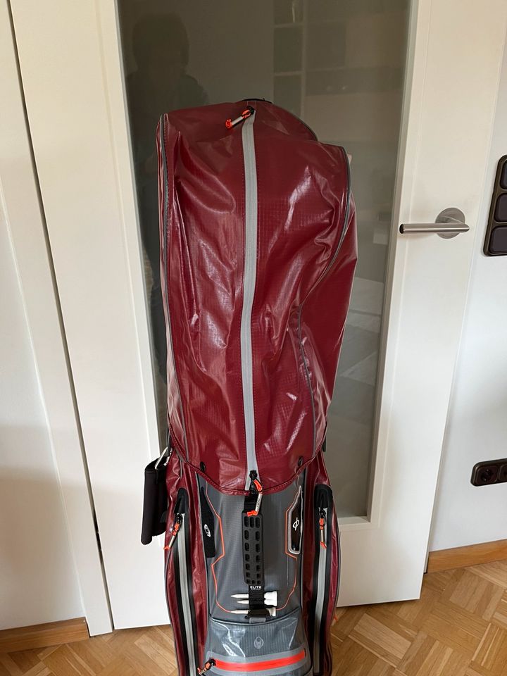 Sun Mountain H2NO Elite Waterproof Cart Bag grau/rot in Hamburg