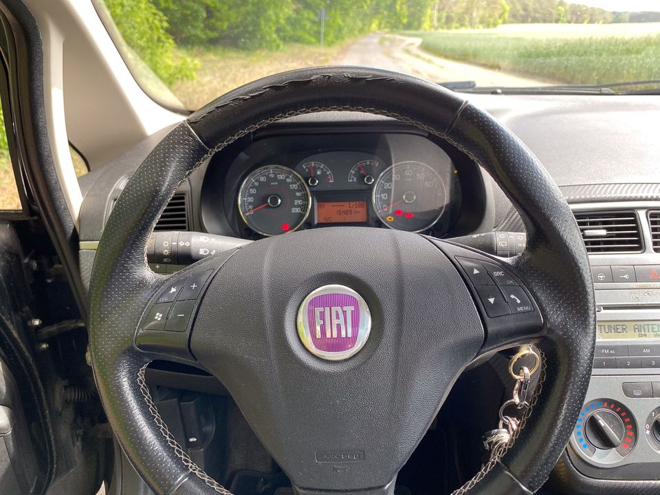 Fiat Punto 1,4 95 PS schwarz in Schorfheide