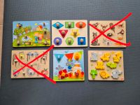 Diverse Holz-Steckpuzzles (HABA, Goki, ...) Bayern - Hirschaid Vorschau