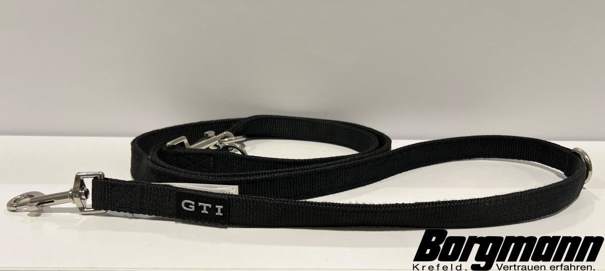 VW GTI Hundeleine in Schwarz Neu *Borgmann*