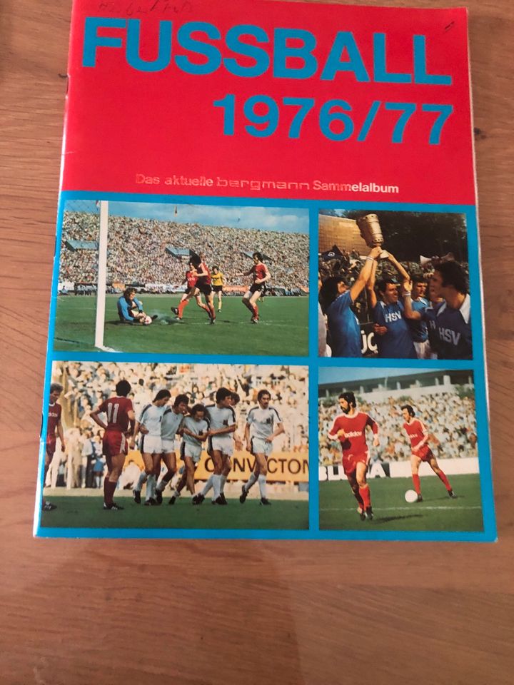 Fußball Sammelbilder 1976/77 in Gelsenkirchen