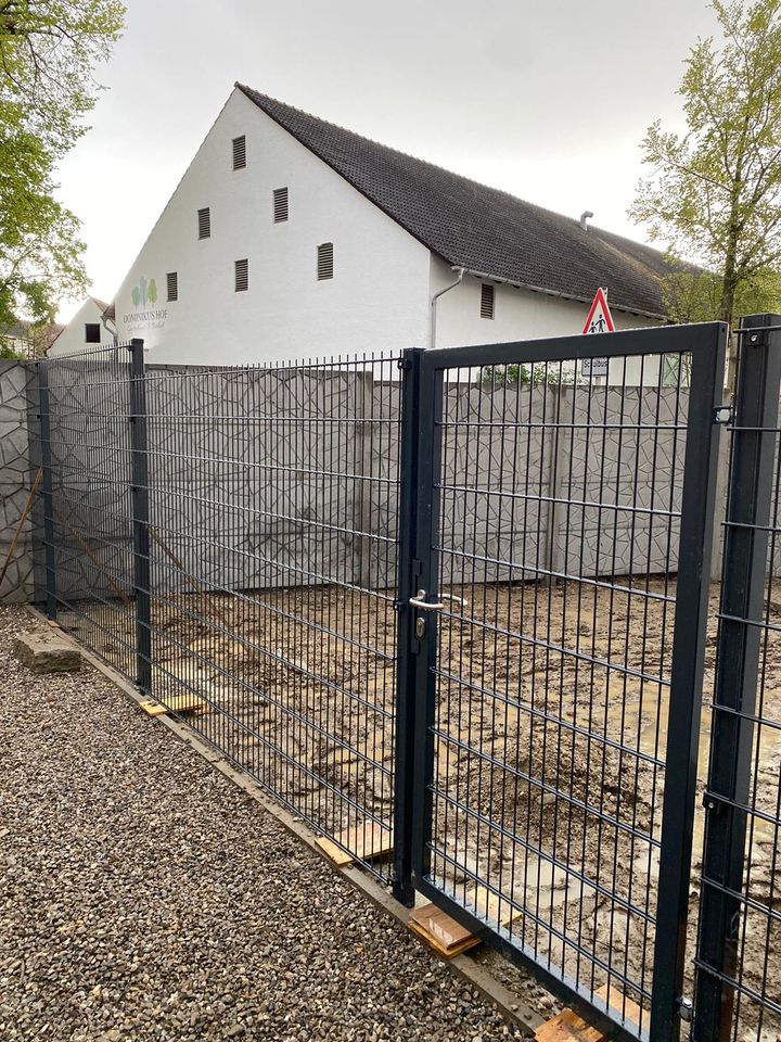 Doppelstabmatten Zaun Beton Zaun Gartenzaun Schiebetor Sichtschutzmatten in Neschwitz