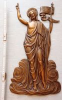 Grab, Grabschmuck, Flachrelief "Jesus mit Kreuz", Bronze, 50 cm Hessen - Elz Vorschau