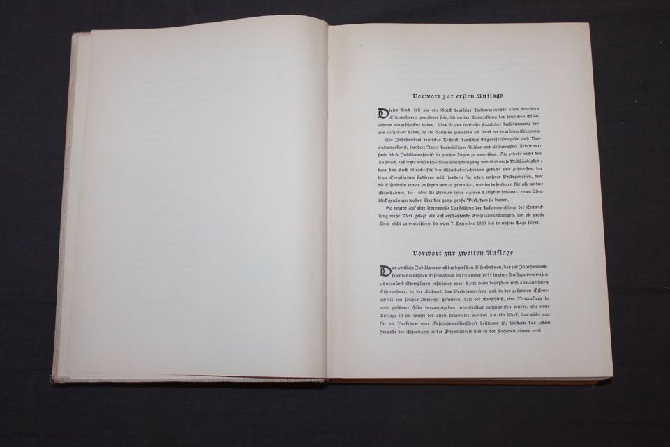 Selten – antiquarisches Buch ´100 Jahre Deutsche Eisenbahn´ 1938 in Weinstadt