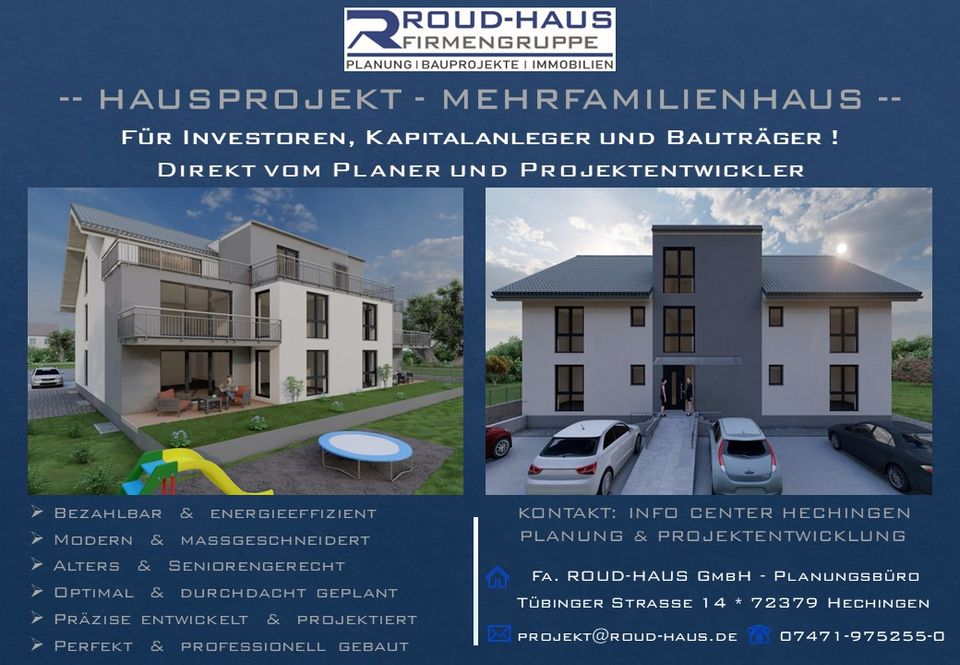 + EXKLUSIVES MEHRFAMILIENHAUS-PROJEKT! + in Starzach