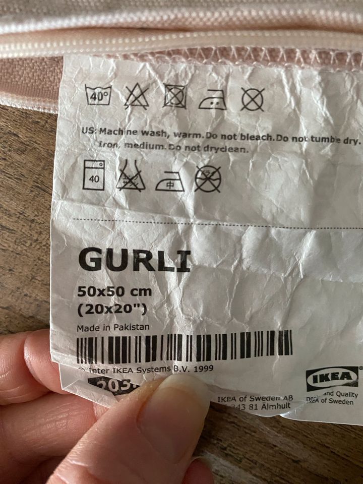 Kopfkissenbezüge hellrosa „Gurli“ - Ikea 50x50cm in Ebersberg