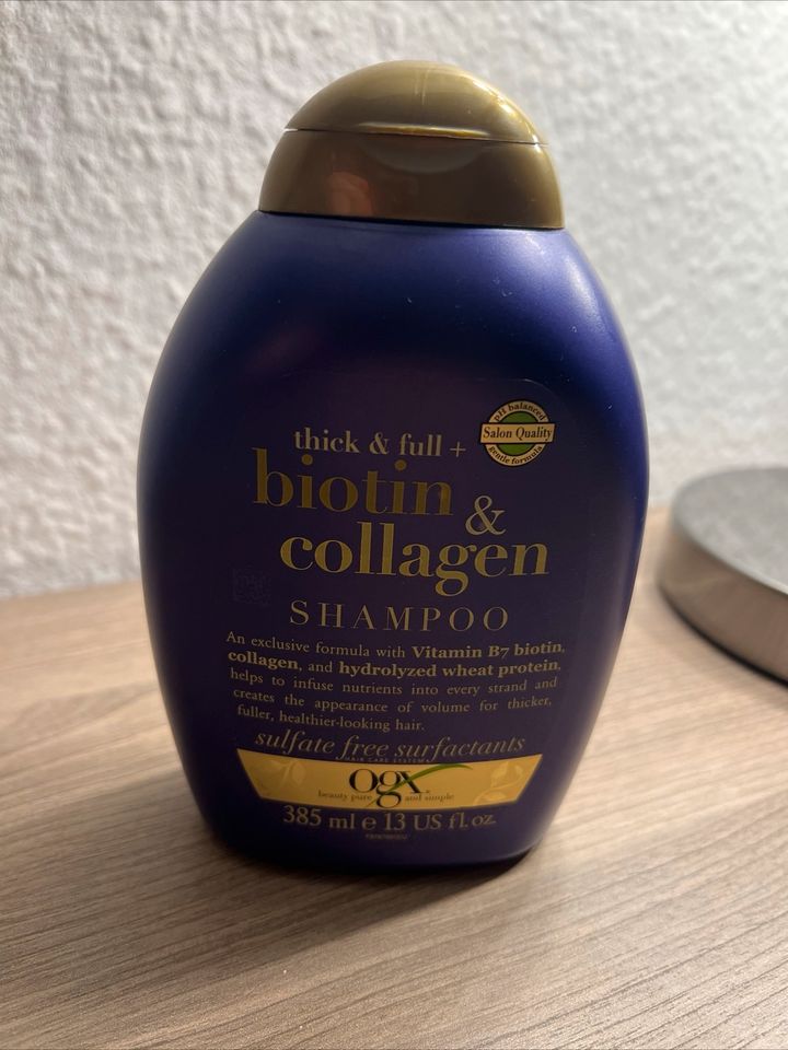 OGX Thick & Full Biotin & Collagen Shampoo NEU in Thüringen - Eisenach |  eBay Kleinanzeigen ist jetzt Kleinanzeigen