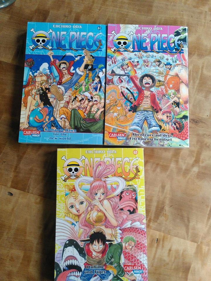 3x One piece manga bd.61-63 neuwertig in Friedrichshafen