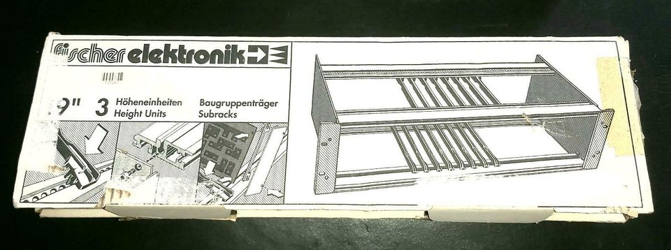 Fischer Elektronik 19" Baugruppenträger BGT 384 180 (2) in Nürnberg (Mittelfr)