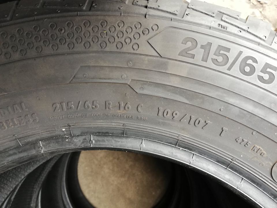 4x 215/65R16C 109/107T Continental NEU  DOT 26/23 (D384) in Belm