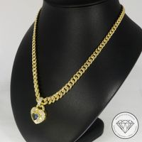 M*202750 Wert 9850€ Saphir Herz Anhänger Kette 750 Gold 18k XXYY Essen - Karnap Vorschau