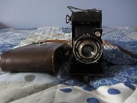 Balgen Fotoapparat von  ca. 1940 - 6x9cm - Originalledertasche- Hessen - Rotenburg Vorschau