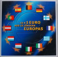 12 x 1 Euro Münzen aus 12 Ländern Europas im Folder Baden-Württemberg - Heidelberg Vorschau