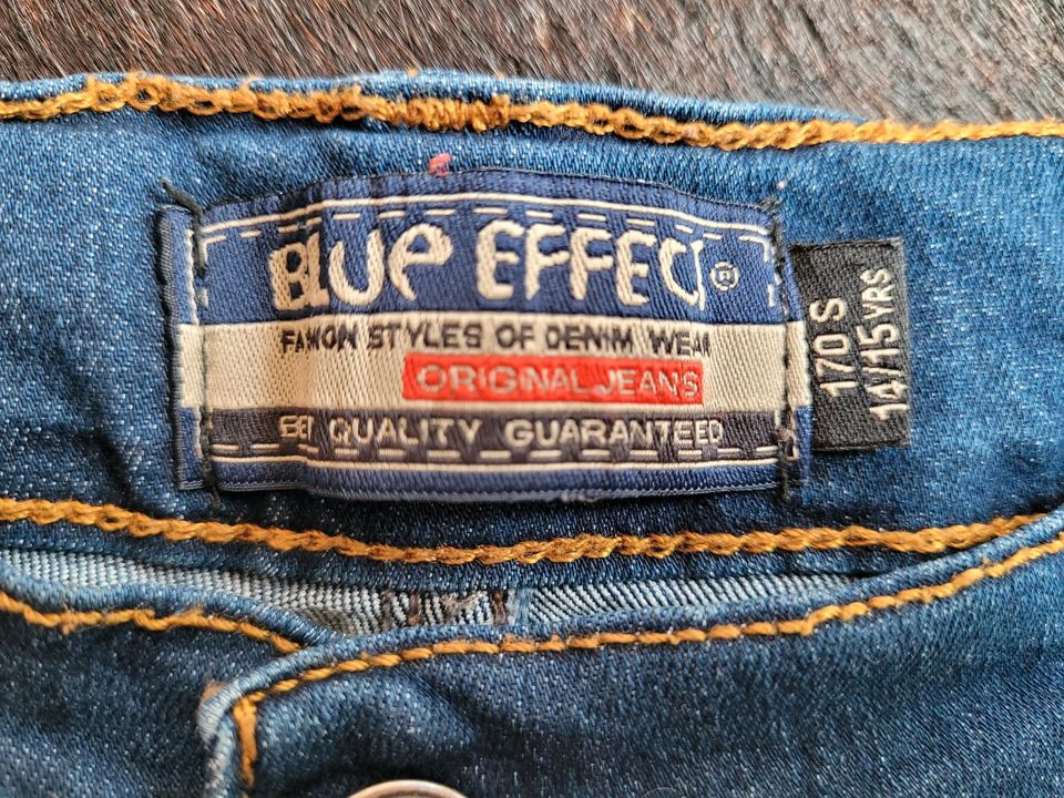 BLUE EFFECT Jeans blau Jungs Gr. 170 S wie NEU! in Bad Kreuznach