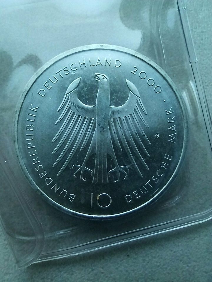 10 DM Gedenkmünze - Silber Kaiser Karl der Grosse Dom zu Aachen G in Essen