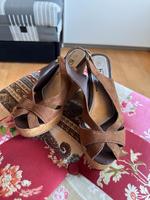 Braune Keilabsatzschuhe (Gr. 37) Bayern - Erlangen Vorschau