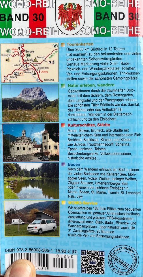 Wohnmobil Tour Süd Tirol in Pewsum
