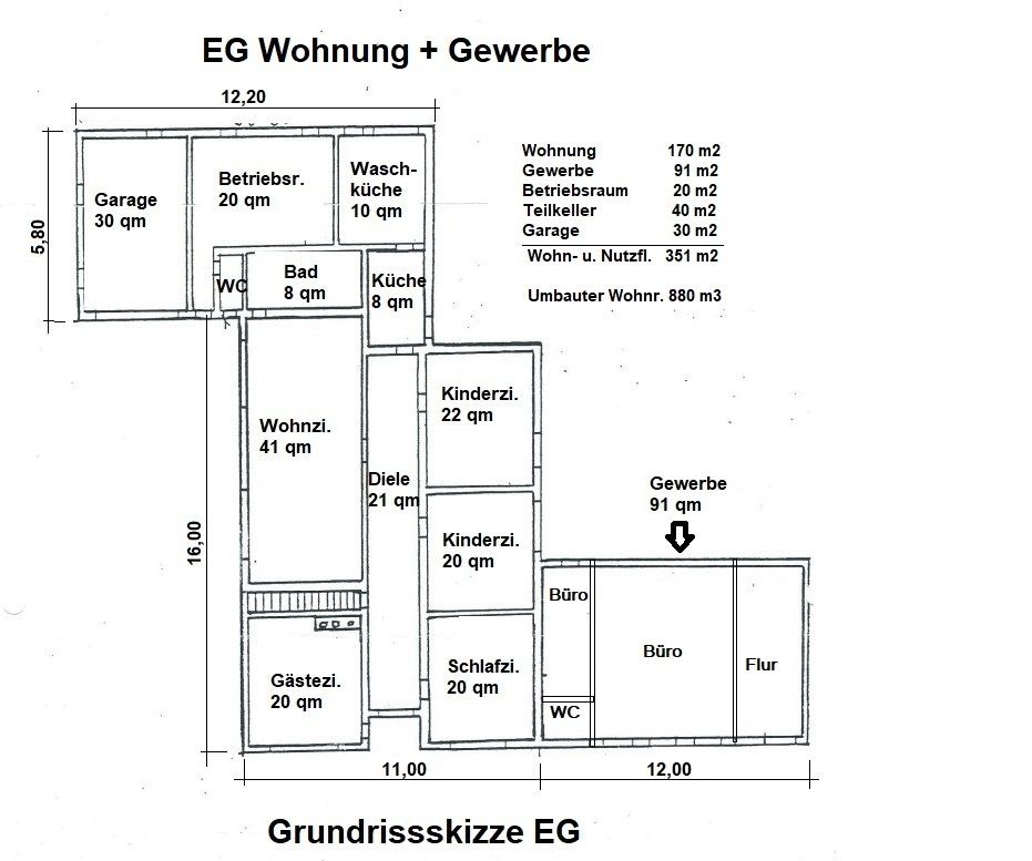 Gut vermietetes Mehrfamilienhaus mit Gewerbeanteil - Nähe Steinhuder Meer in Neustadt am Rübenberge
