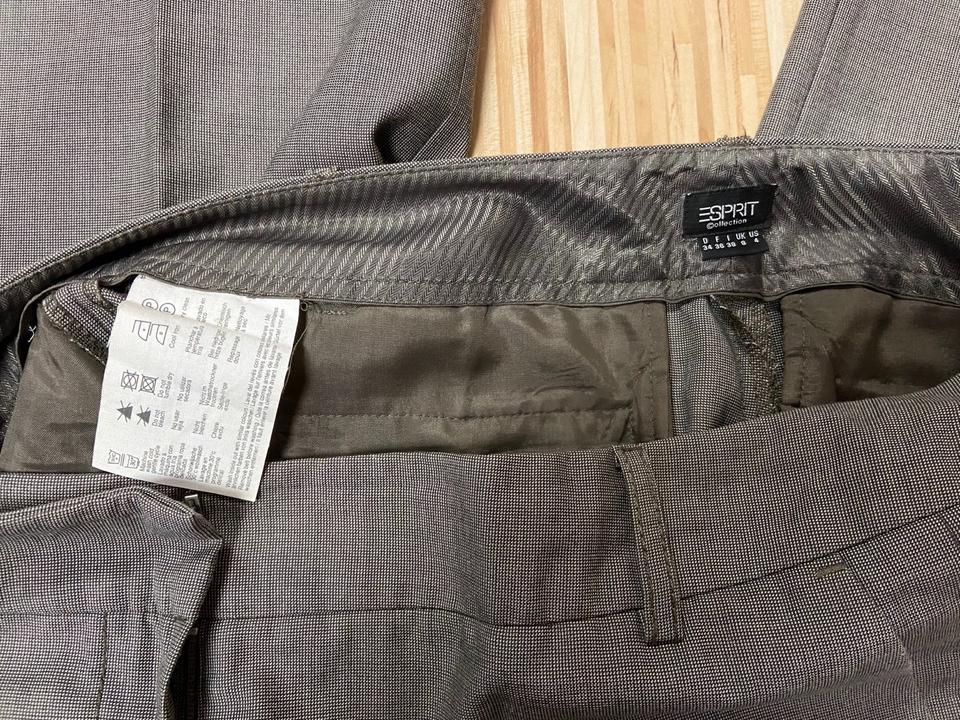 Esprit Collection Business Hose Gr. 34 braun (Blazer, Rock) in Bruchköbel