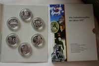 Gedenkausgaben des Jahres 1997 zu den 10 DM-Münzen inkl.Folder Bayern - Höchstädt a.d. Donau Vorschau