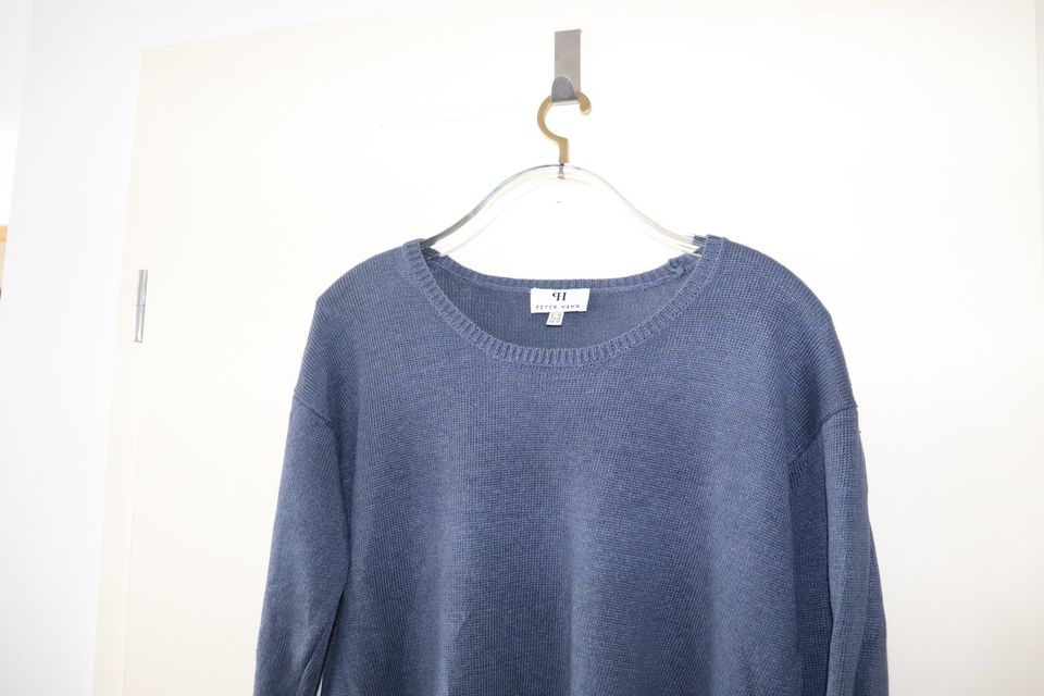 Peter Hahn Damen Pullover 100% Leinen 44 neuwertig in Rauchblau in Bonn