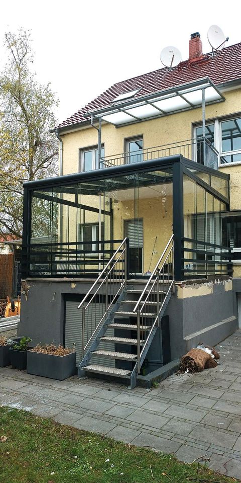 Terrassenüberdachung  Alu Vordach Überdachung  Pergola Veranda in Heidesheim