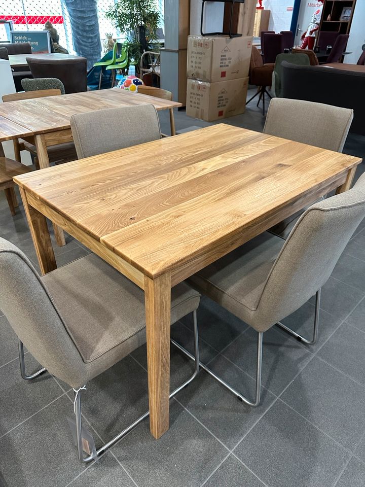 Esstisch Tisch Wildeiche massiv Holz 120 x 80 cm in Blomberg